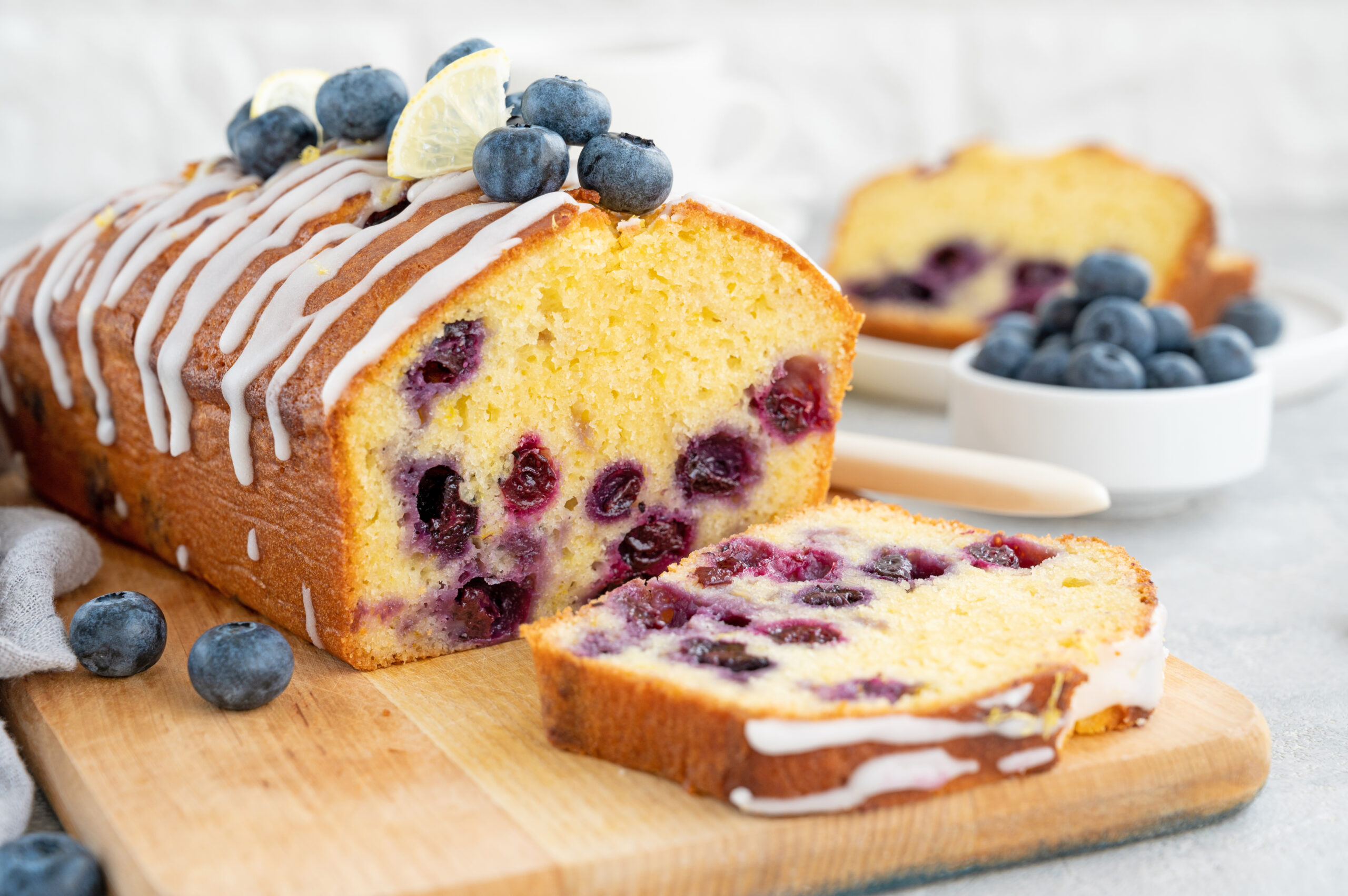 Blueberry Lemon Loaf Cake