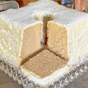 MeeMaw's Mile High Eggnog Pound Cake