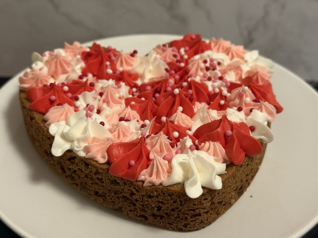 6 inch Heart Cookie Cake