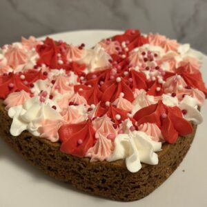 6 inch Heart Cookie Cake